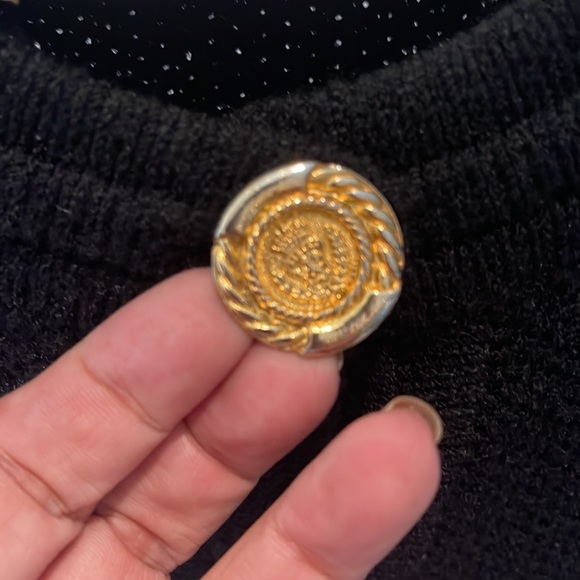 Vintage Lihli gold button sophisticated knit jacket - Picture 10 of 10